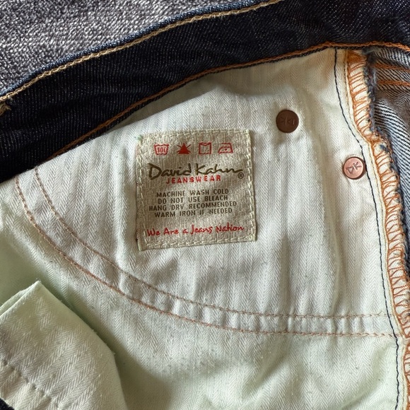 David Kahn Dark Blue Denim Skirt Size 28 - Picture 6 of 7